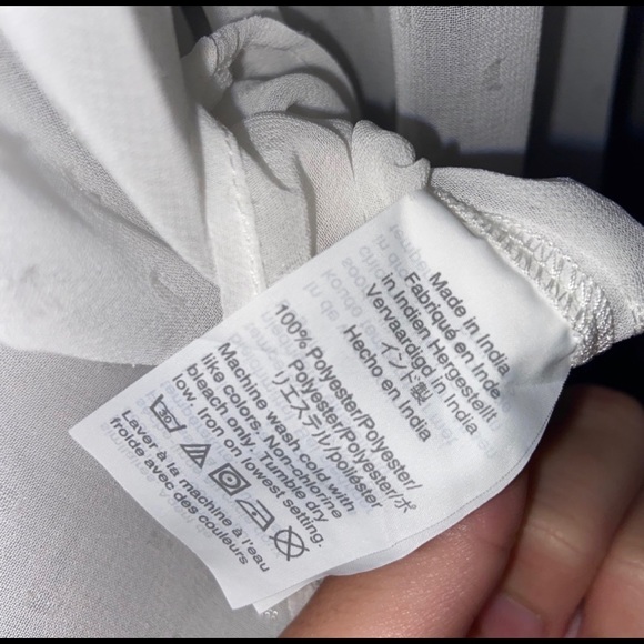 NWT Pin Dot Chiffon blouse inspired by our LA-made denim collection, Point Sur - Picture 6 of 11